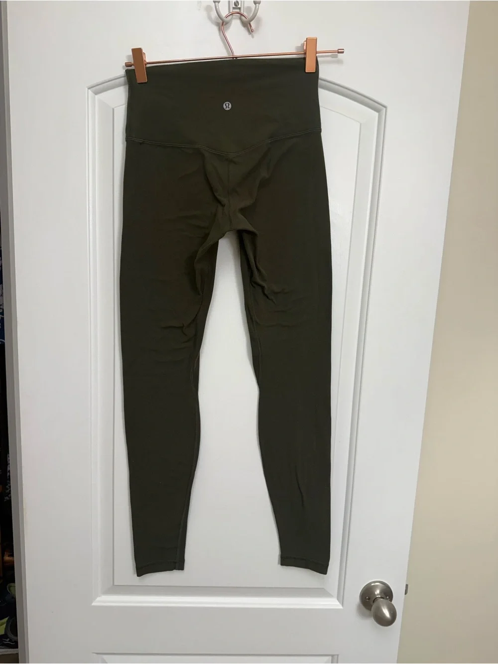 lululemon athletica Olive Green High-Waist Leggings